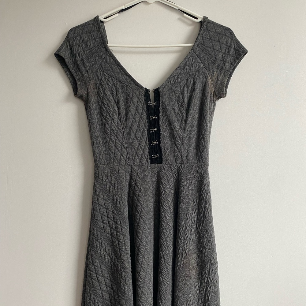 Pins and Needles Quilted Mini Dress